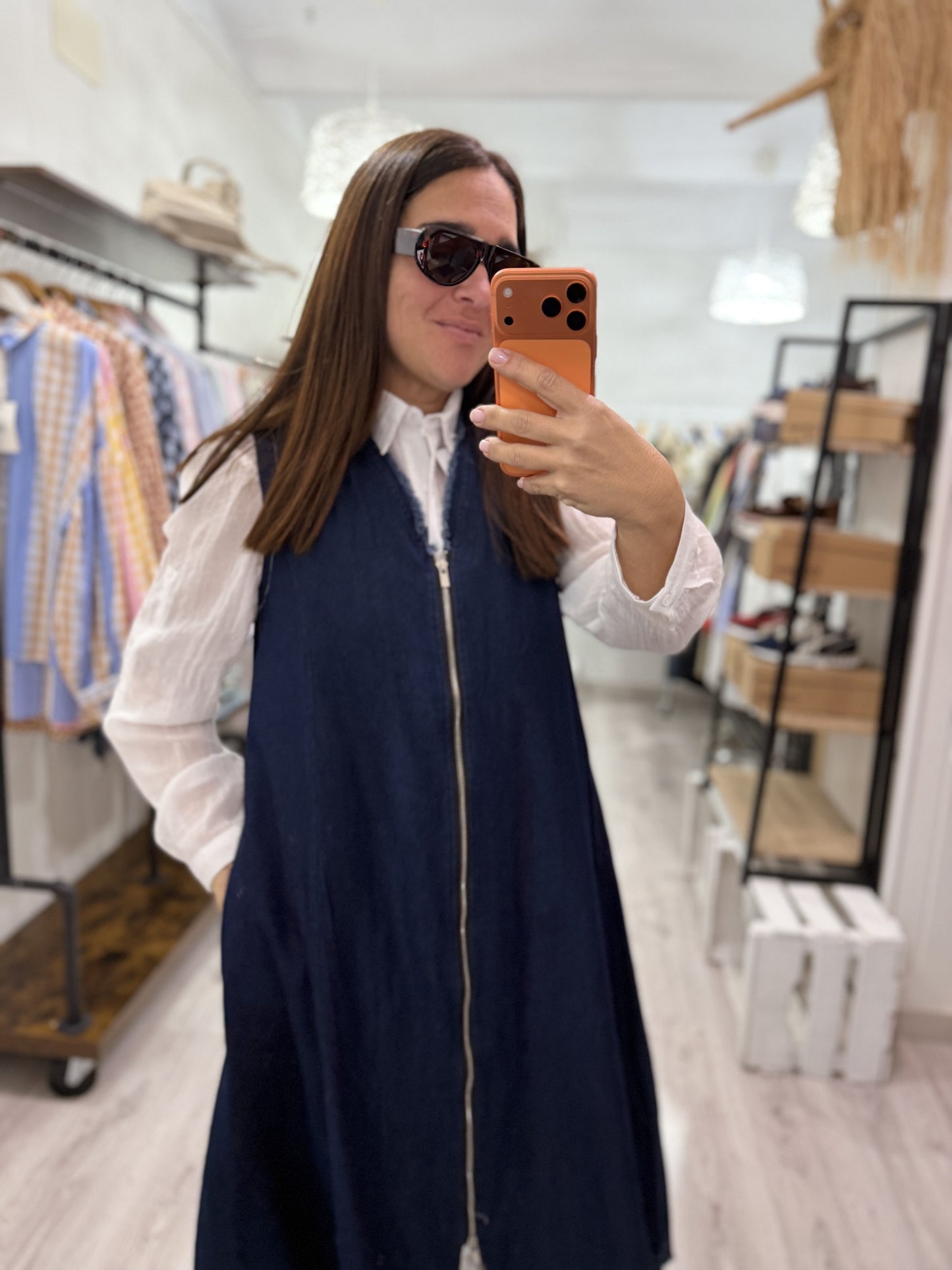 Vestido Zipper Jeans