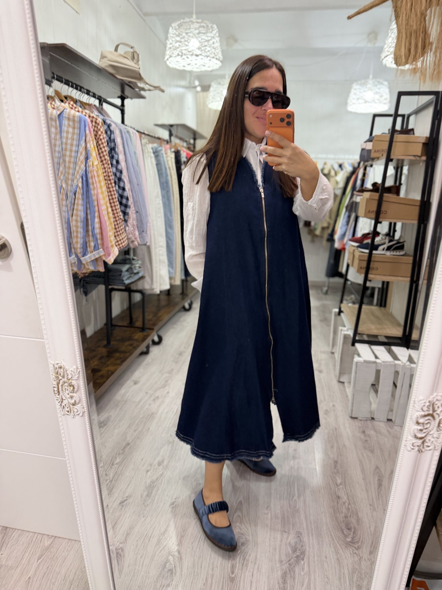 Vestido Zipper Jeans