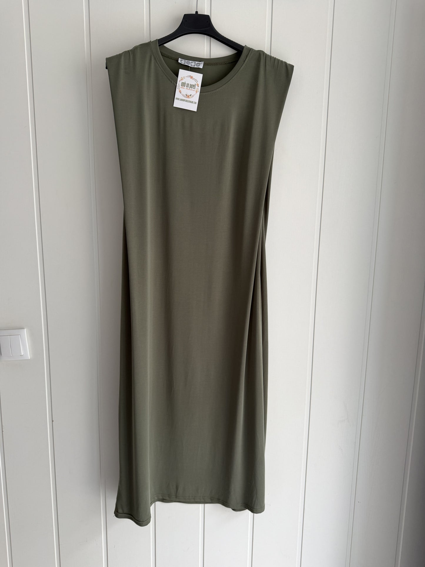 Vestido Amaia kaki