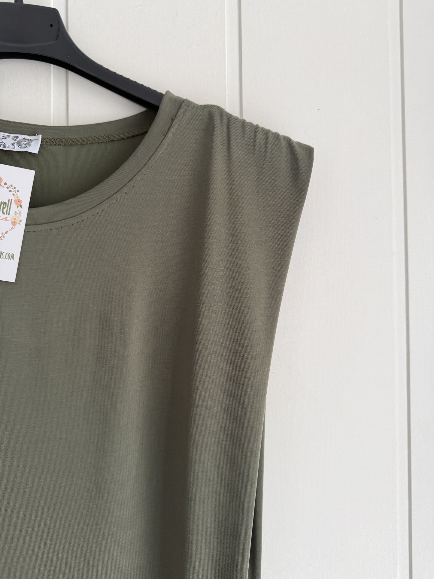 Vestido Amaia kaki